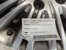 Wheel 17x6-1/2 Aluminum 20 Spoke Painted Fits 11-16 TOWN & COUNTRY 811510