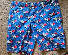 Men's Size 40 Loud Mouth Golf Toronto Blue Jays Shorts