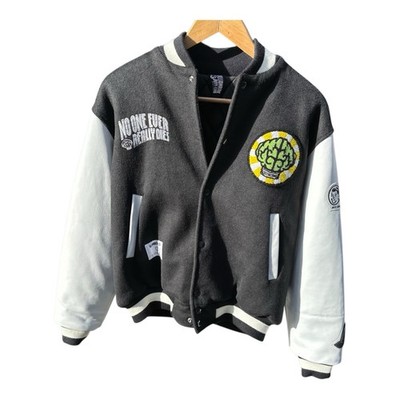 Billionaire Boys Club X Nerd Varsity Jacket Wool Body , Leather Sleeves  READ 