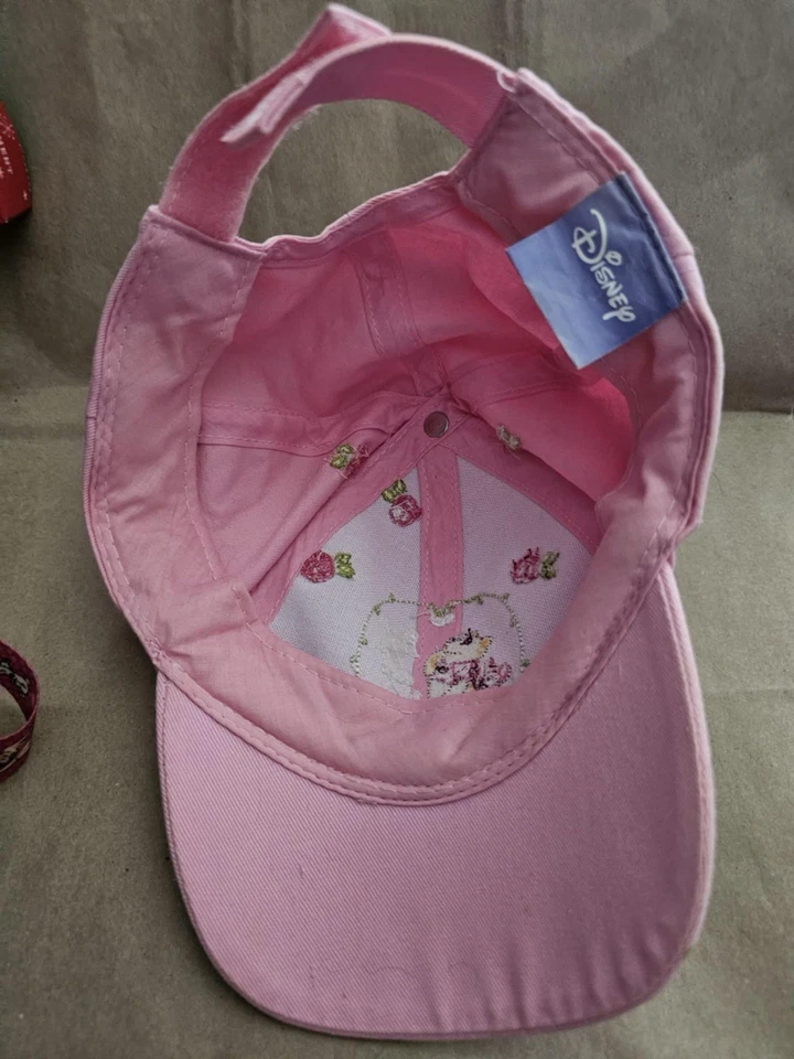 Pooh Bear & Piglet Pink Embroidered Adjustable Baseball Cap, Size 2T - 3T - Image 2 of 4