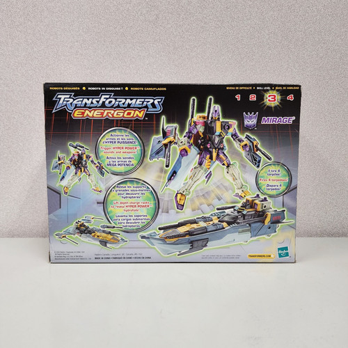 Vintage 2003 Transformers Energon Mirage Mega Class in Opened Box Tested - Picture 4 of 13