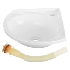 Utility Hand Sink Small Sinks for Tiny Bathrooms Half Moon Basin Balcony