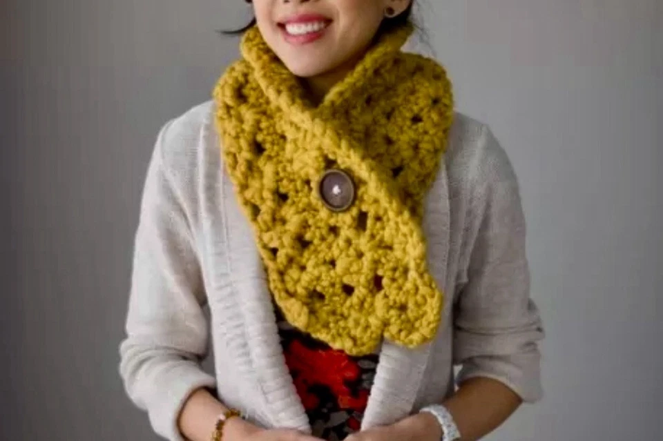 LOTE 6 hilos gruesos de mezcla de lana gruesos Patons Cobbles Mostaza 100 g  Foto 4 de 4