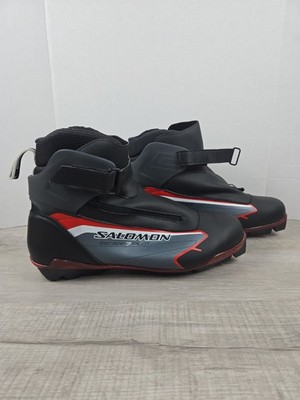Salomon Escape 7 Pilot Mens Cross Country Ski Boots Black Red SNS Pilot Size 13