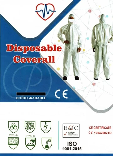 Coverall multi-layer 5/6 hazmat suit, VOLUME DISCOUNT, zippered & taped seals - product listing photo