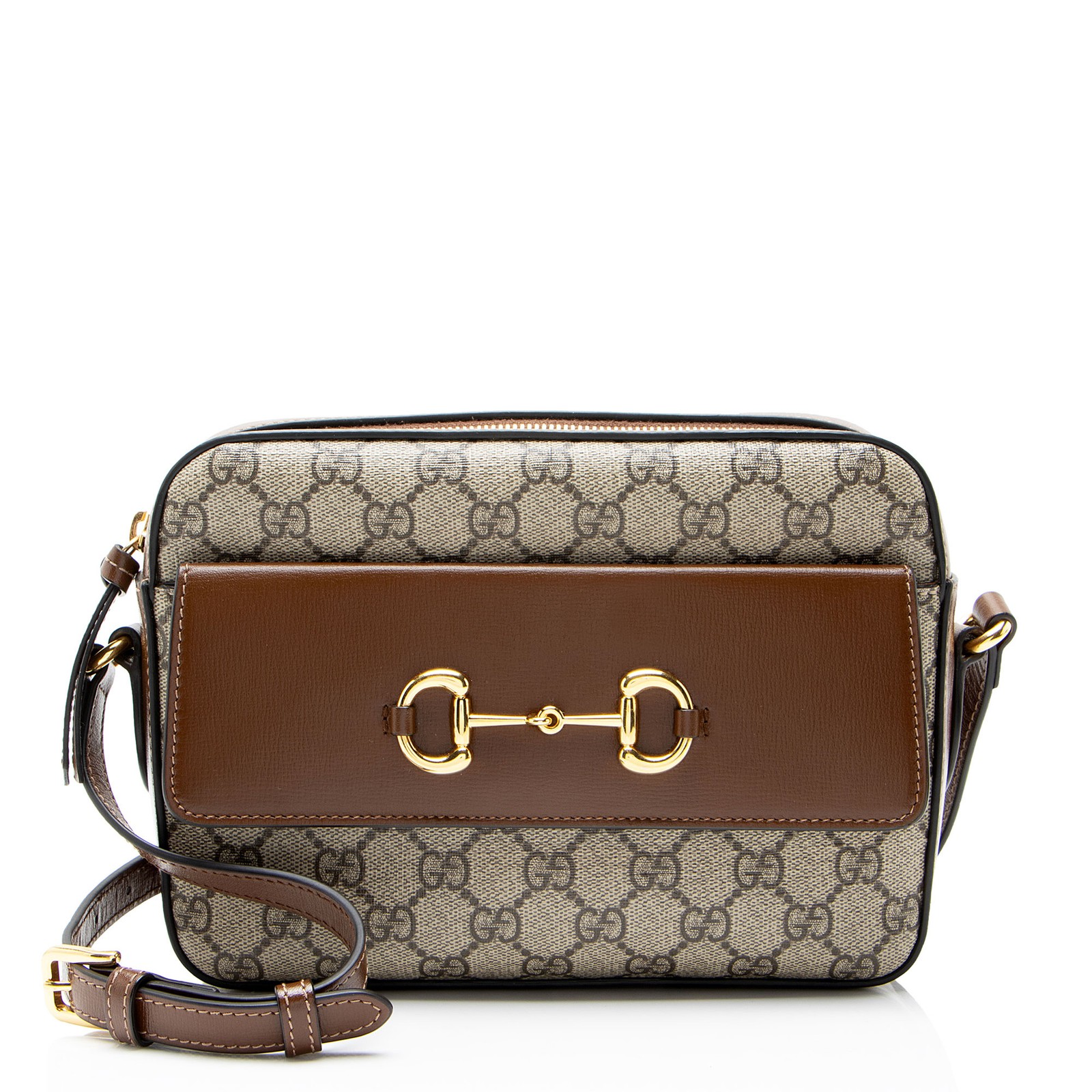 Gucci GG Supreme Horsebit 1955 Small Shoulder Bag