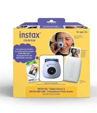 Fujifilm Instax Pal Digital Camera with Mini Link 3 Smartphone Printer Bundle
