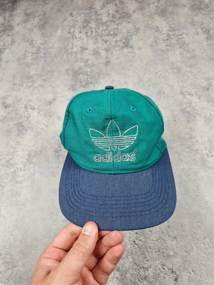 Gorra Adidas de colección logotipo grande rara años 90 Y2K ropa de calle para hombre gorra clásica Foto 3 de 4
