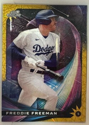 2022 Topps Cosmic Chrome Freddie Freeman #/50 #SG-11 LA Dodgers 💥⚾️💥⚾️💥