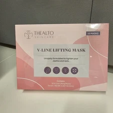 NEW THEALTO Skincare V-Line Lifting Mask Anti-Aging Double Chin Reducer 10 Masks