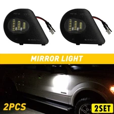 1/2Set LED Side Lights Puddle Mirror For Dodge 2010-19 Ram 1500 2500 3500 4500 5