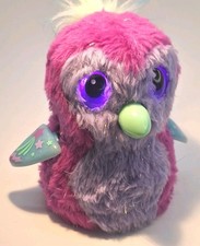 Hatchimals Purple Pink Bird Owl Interactive Pet Toy Tested Works
