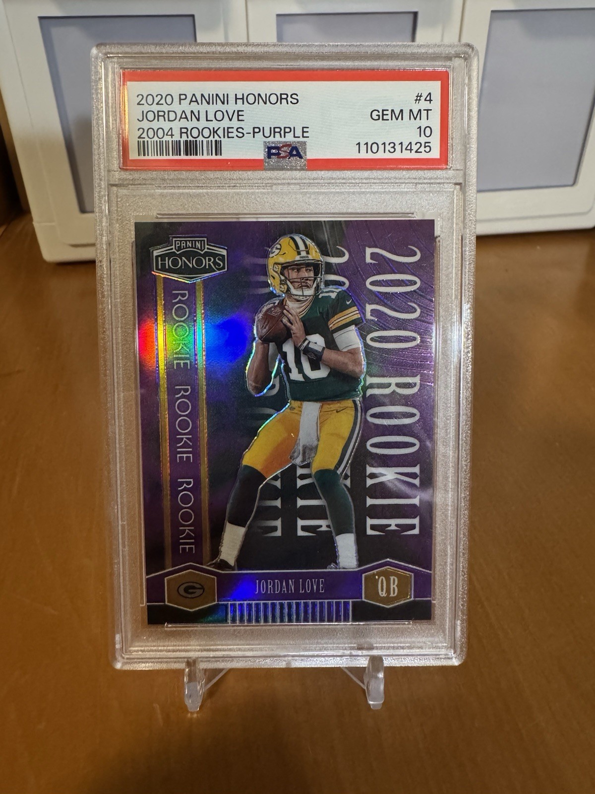 Jordan Love Panini Honors 2004 Rookies #4 Purple
