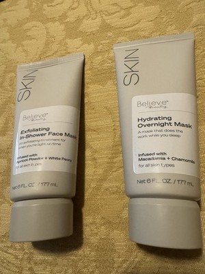 Believe Beauty Skin Exfoliating & Hydrating Overnight Face Mask 2-Pk