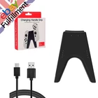 V Shape Charging Grip With Type-C Charging Cable For Nintend Switch Controller