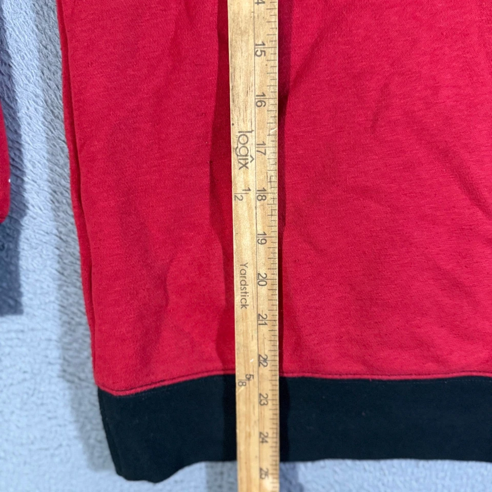 Sudadera con Capucha Jordan Niños Talla XL (16) Roja Negra Manga Larga Pullover Sudadera Foto 4 de 4