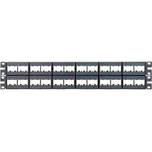 Panduit CPP48WBLY 48 Port Modular Patch Panel, Black