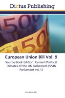 Kate Martin | European Union Bill Vol. 9 | Taschenbuch | Englisch (2013)