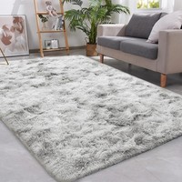 Soft Fluffy Shaggy Area Rug Non-Slip Carpet for Bedroom Living Room Kids Room  P
