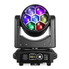 BETOPPER 350W Moving Head Light 7x40W RGBW Wash/Zoom/CTO Effects Bee Eye
