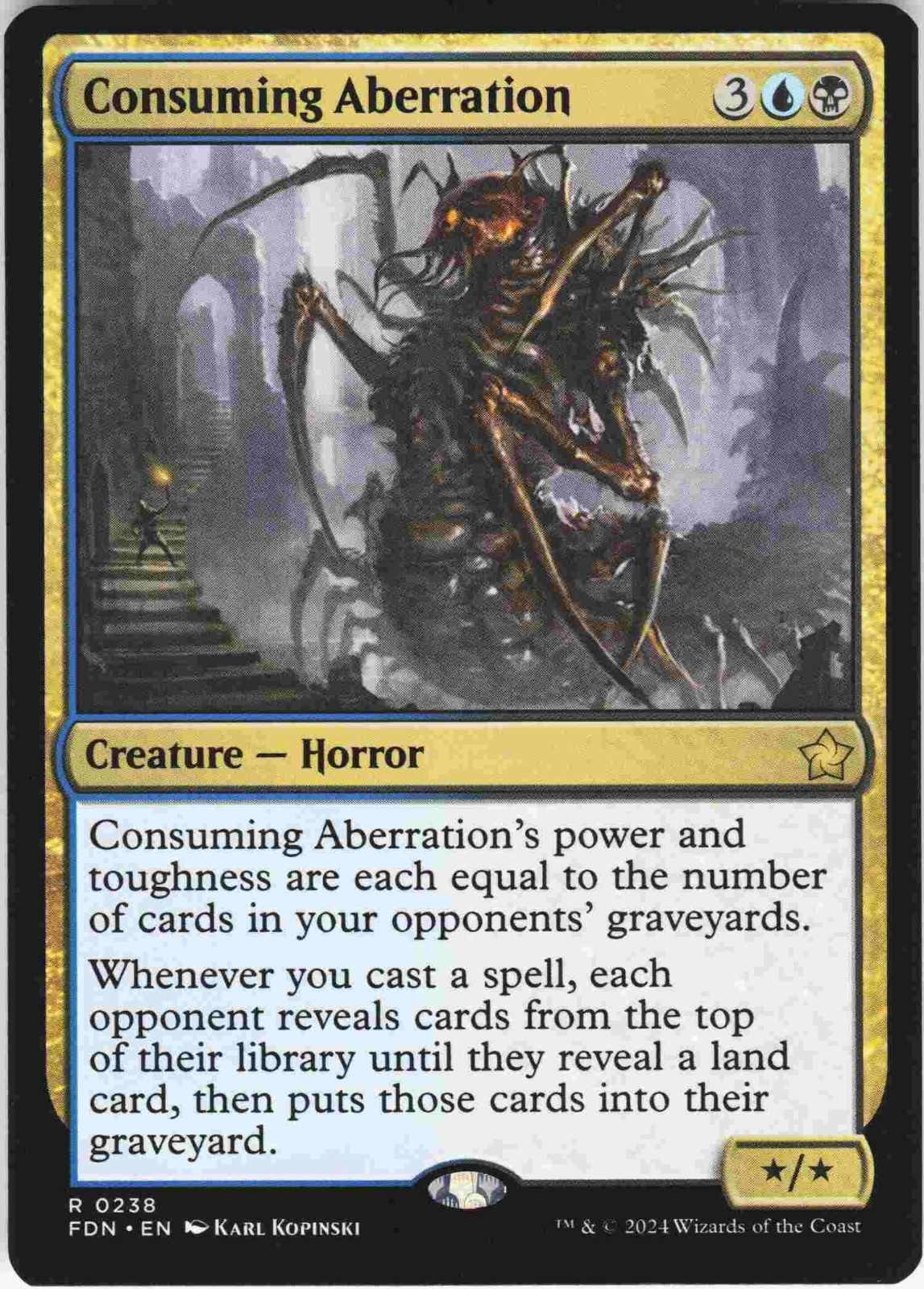 Consuming Aberration - 238 - - NM - Foundations - MTG