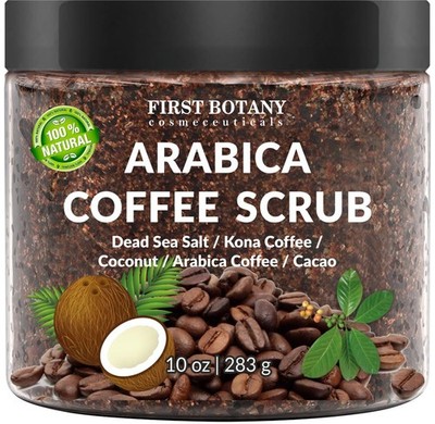 First Botany Cosmeceuticals, 100% Natural Arabica Coffee Scrub with Organic
