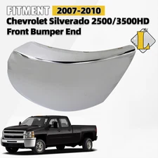 Front Bumper End Plastic For 2007-2010 Chevrolet Silverado 2500/3500HD Driver