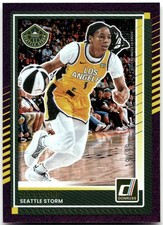 2025 Donruss WNBA #69 Zia Cooke Purple Shimmer #/99