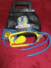 Vintage Fisher-Price Medical Kit Doctor Play 1987 W/ 2 Accessories READ