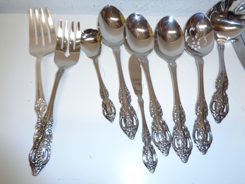 SSS Oneida Posate Inox Renoir Pembroke 80 Pezzi Lotto 12 Posti - Foto 6 di 8