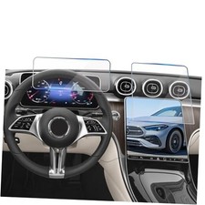 2 Pack Screen Protector For Benz C 11.9" Infotainment screen instrument cluster