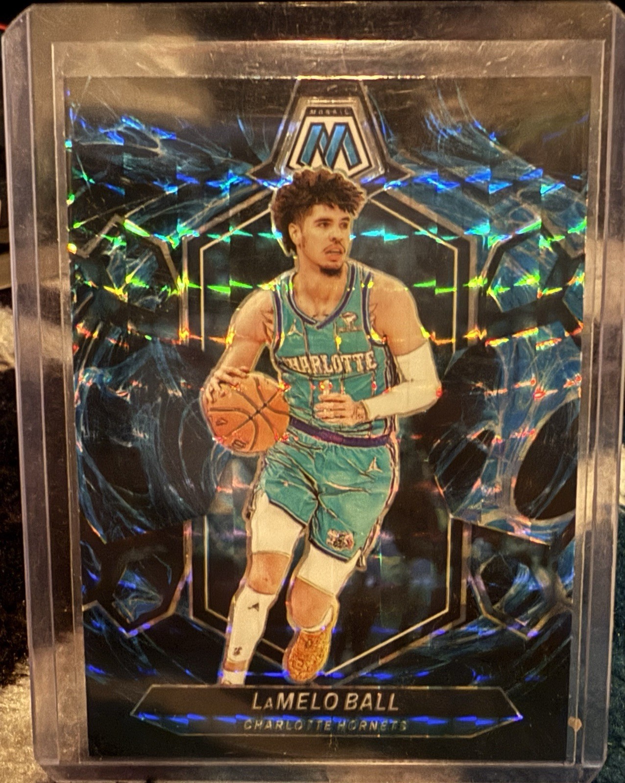 2023-24 Panini Mosaic - LaMelo Ball #122 Genesis Mosaic Prizm