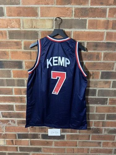 Shawn Kemp USA Basketball Jersey #7 Autographed Beckett Authenticated