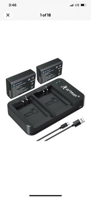 Artman LP-E10 Battery 2-Pack 1600Mah and Rapid Dual USB Charger for Canon LP E10