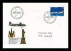 Dr Jim Stamps Switzerland Fdc 25 Years Swiss Air Traffic Over North Atlantic