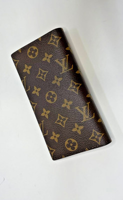 Authentic LOUIS VUITTON Monogram Portefeuille Brazza Long Wallet W/Box