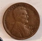1911-S BN Lincoln Cent ■ CH-AU ■ #11215