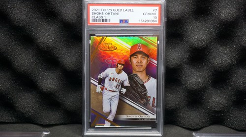 2021 Topps Gold Label - Shohei Ohtani #7  Class 1  PSA 10 Low Pop