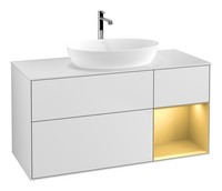 Villeroy & Boch Finion Waschbeckenunterschrank FüR Becken Mittig Regal Rechts...