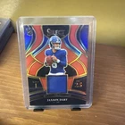 2025 Panini Select Jaxson Dart RC-Draft Selections Red Prizm Patch Giants Rookie