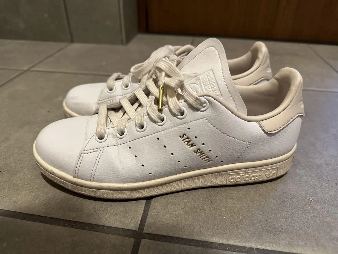 Adidas Originals Stan Smith Sneakers Donna 23cm US6 EU36 Bianco Usate
