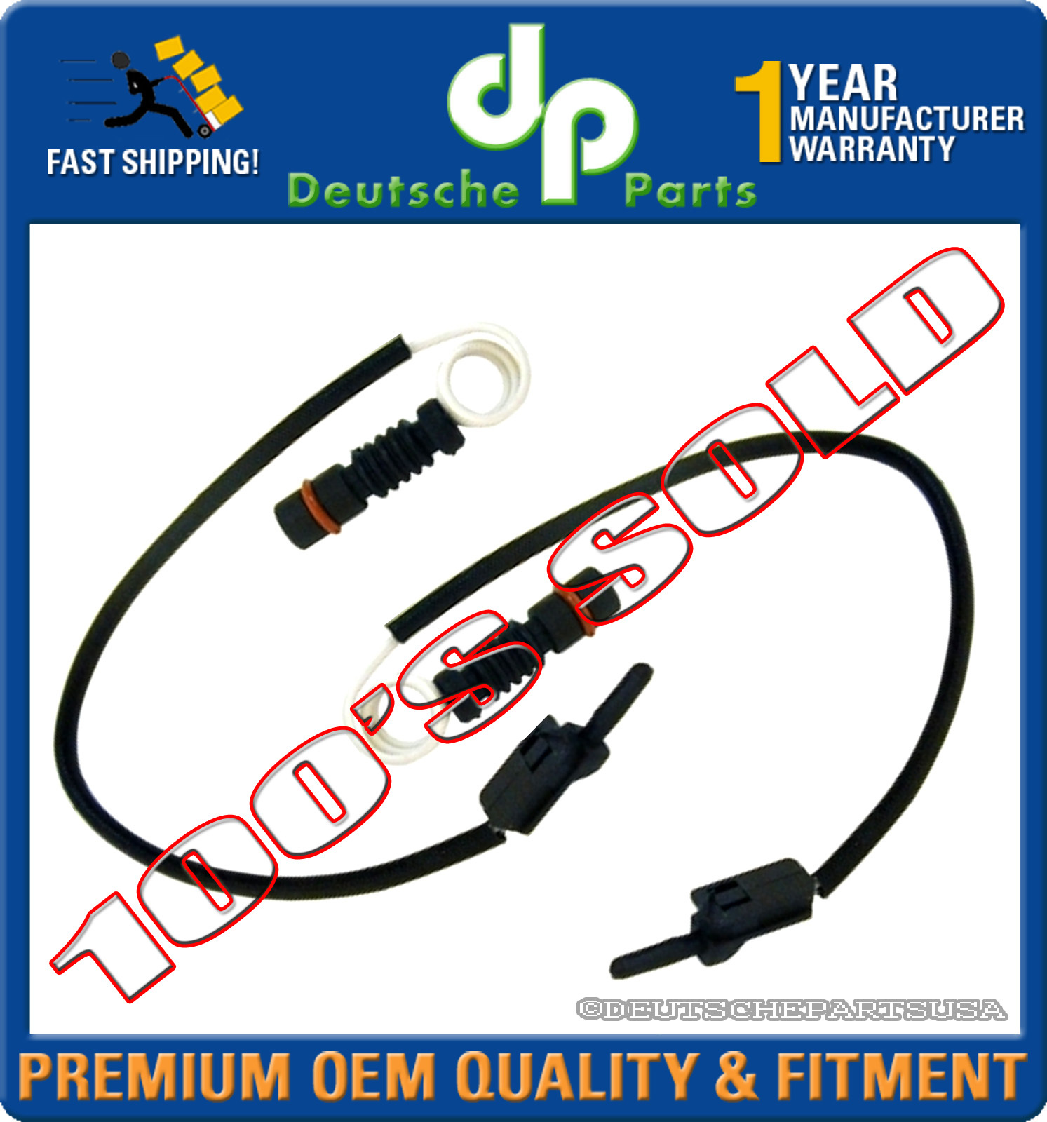 MERCEDES W163 REAR BRAKE PAD WEAR INDICATOR SENSOR SET ML320 ML350