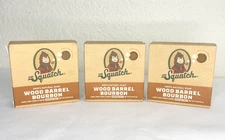 Dr. Squatch Men's Natural Bar Soap 5oz Wood Barrel Bourbon - 3 Count New In Box
