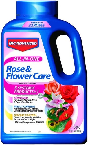 BioAdvanced All-In-One Rose and Flower Care, Granules 4 lb