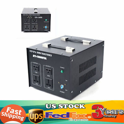 8000W/10000W Voltage Converter Transformer Step Up & Down 110V to/from 220V NEW