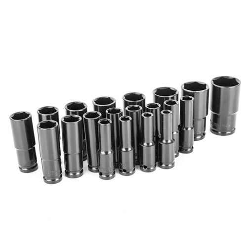 Schlagschrauber Nüsse Sw 8-32 Mm Kraft Steckschlüssel Nuss-Set 1/2 Zoll Mit Box - Bild 10 von 14