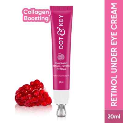 Dot & Key Pomegranate Retinol + Caffeine Under Eye Cream for Dark Circles (20ml)