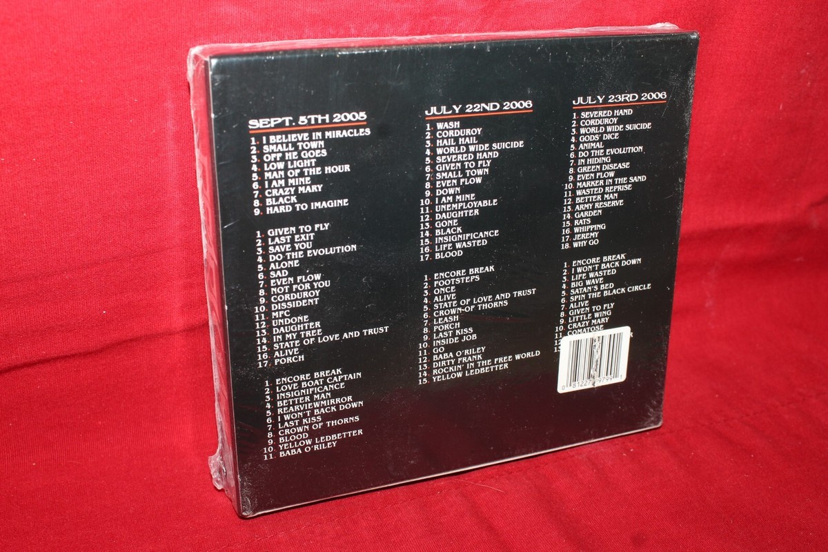 Pearl Jam Live at the Gorge 05/06 7 CD Box Set New in Shrink | eBay