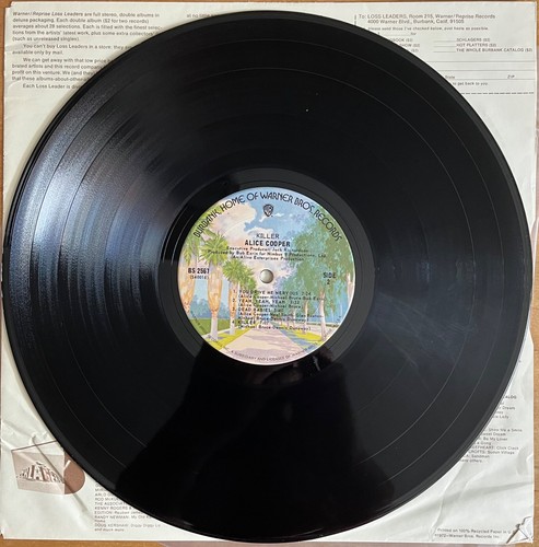 Alice Cooper Killer Warner Bros. BS 2567 USA 1975 LP - Picture 2 of 11