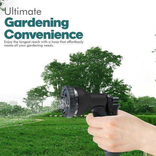 iDeer Life Expandable Garden Hose, 10 Spray Nozzle Hose, Up to 30M - Black - Picture 5 of 40